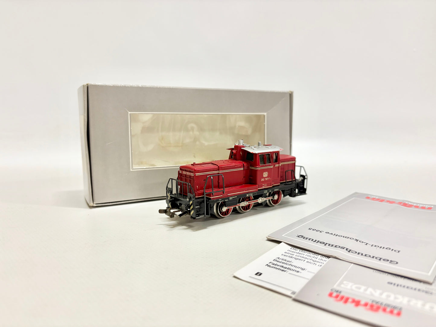 Märklin 3665 Digital Diesellok Br 260 787-7 Rangierlok Telex DB AC H0