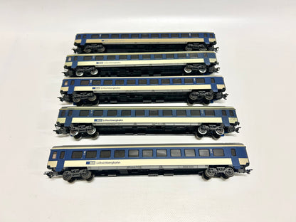 Märklin 4219 4218 5x BLS Personenwagen Konvolut H0