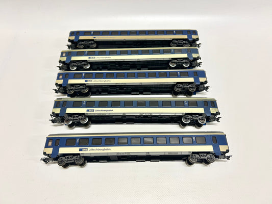 Märklin 4219 4218 5x BLS Personenwagen Konvolut H0