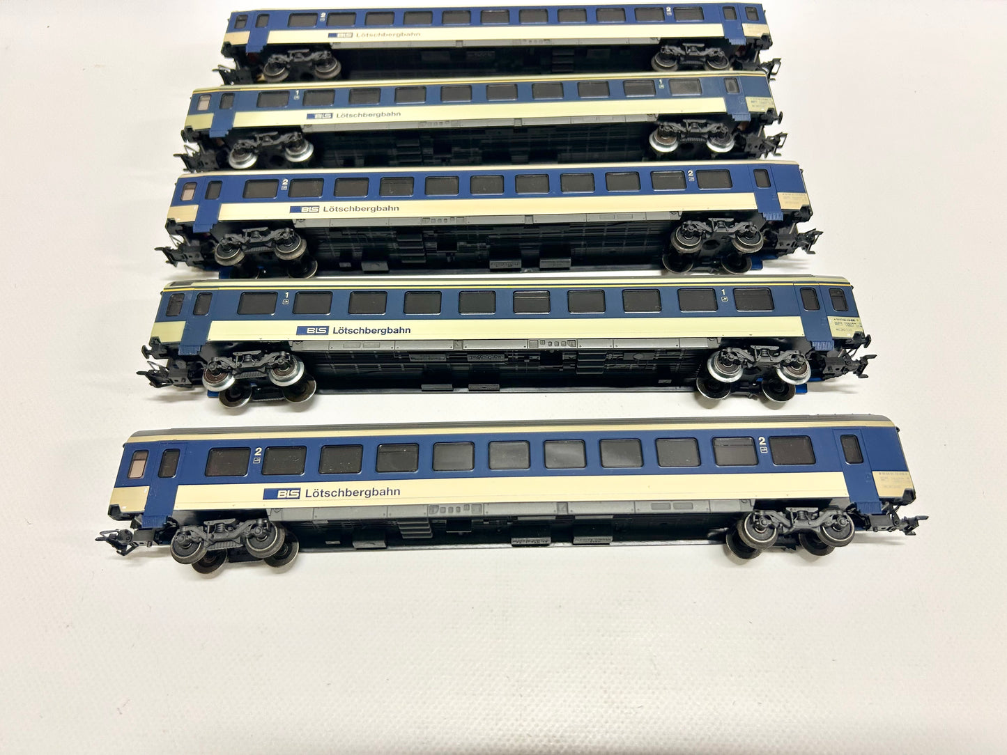 Märklin 4219 4218 5x BLS Personenwagen Konvolut H0