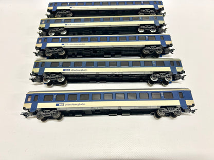 Märklin 4219 4218 5x BLS Personenwagen Konvolut H0