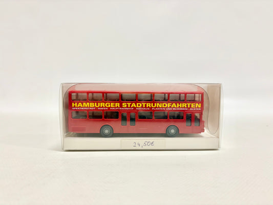 Wiking Modellauto MAN-Büssig SD 200 "Hamburger Stadtrundfahrten" H0