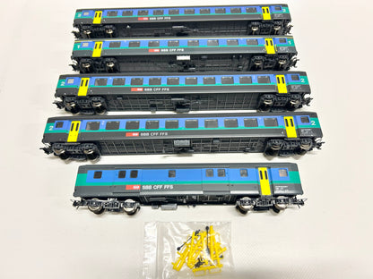 Roco 44496 usw. SBB Interregio-Einheitswagen Konvolut H0