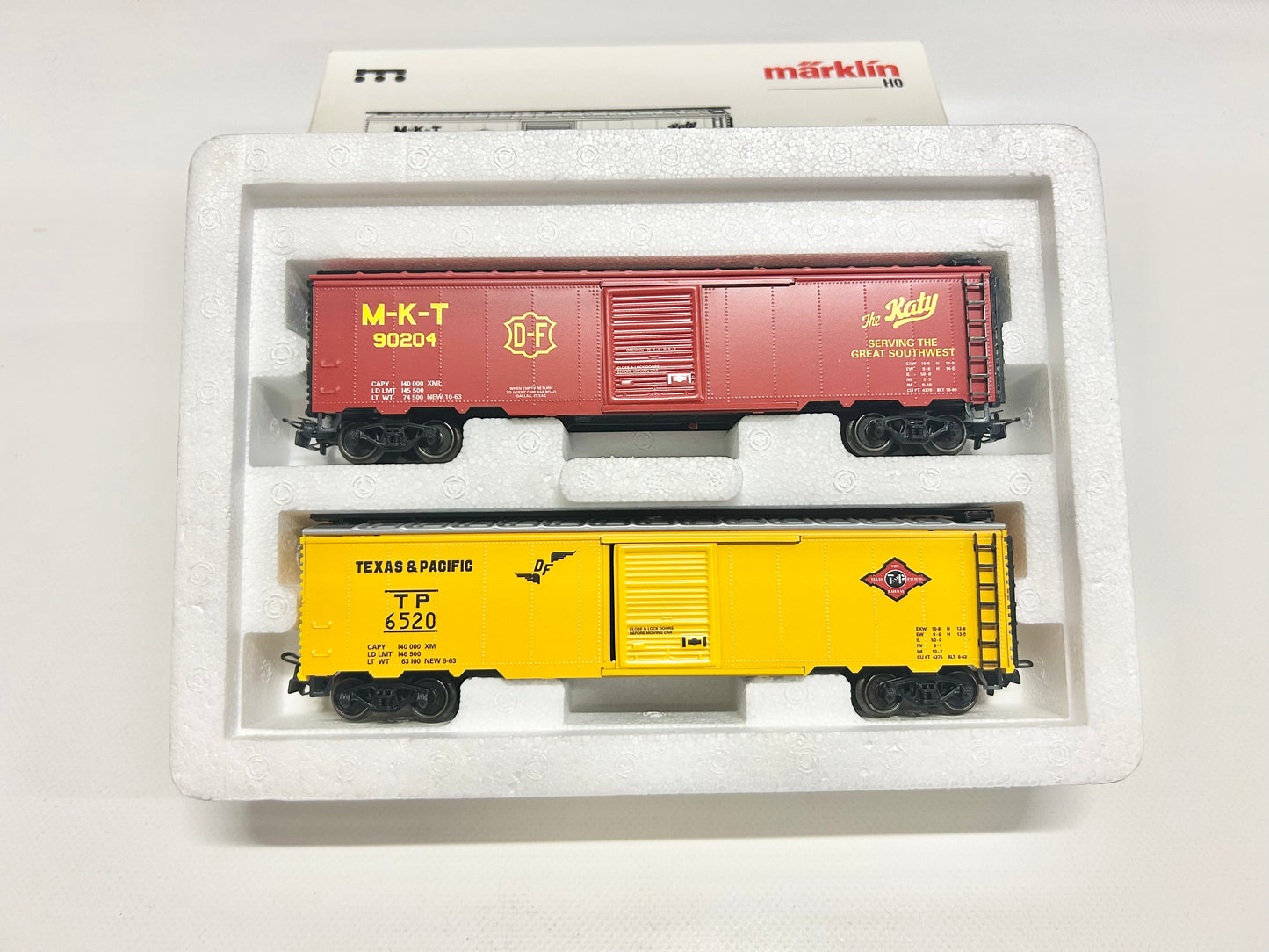 Märklin 4579 Wagen-Set Texas Box Cars 50 Fuß USA AC H0