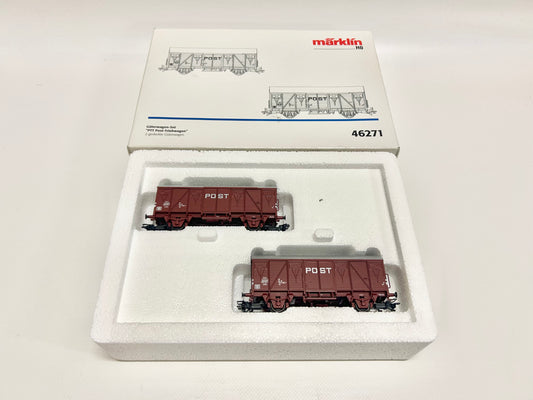 Märklin 46271 Wagen-Set PTT Post-Triebwagen Güterwagen NS AC H0
