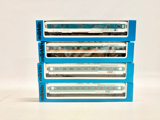 Märklin 4220 4221 4222 4223 Wagen-Set Personenwagen "CityBahn" DB AC H0