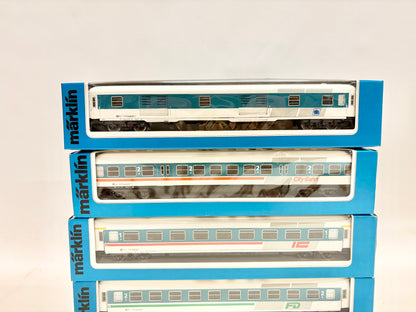 Märklin 4220 4221 4222 4223 Wagen-Set Personenwagen "CityBahn" DB AC H0