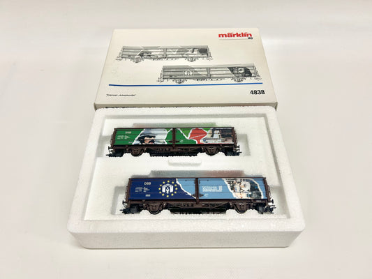 Märklin 4838 Wagen-Set Dänische Güterwagen DSB AC H0