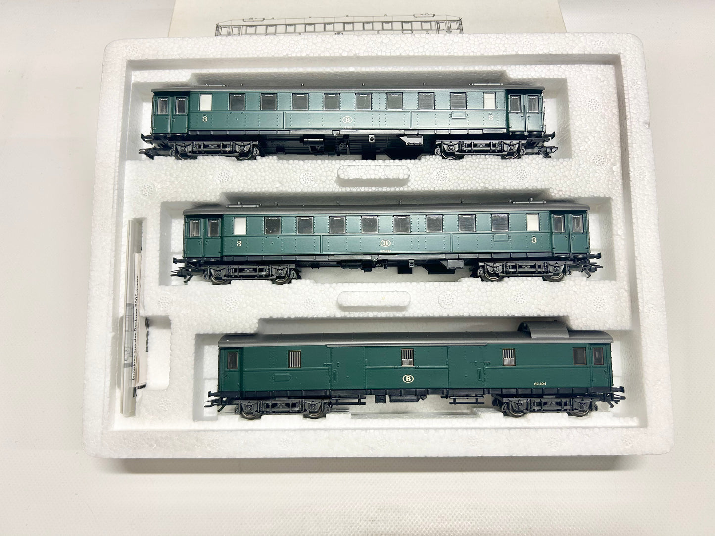 Märklin 4394 Wagen-Set Eilzug-Wagen Personenwagen SNCB AC H0
