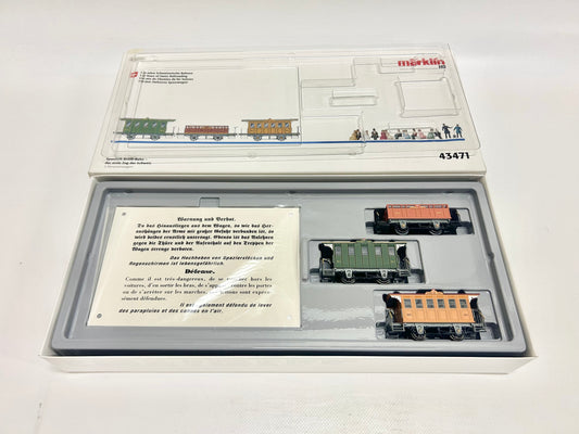 Märklin 43471 Wagen-Set Spanisch Brötli-Bahn "Der erste Zug der Schweiz" AC H0
