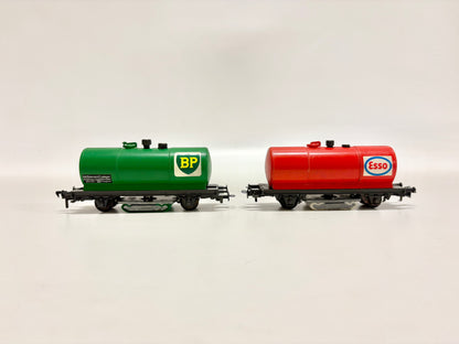 Liliput 25203 3x Schienenreinigungswagen Kesselwagen BP Esso ÖBB H0