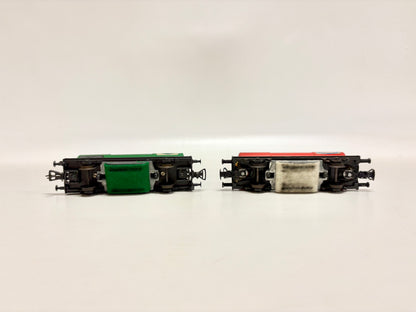 Liliput 25203 3x Schienenreinigungswagen Kesselwagen BP Esso ÖBB H0