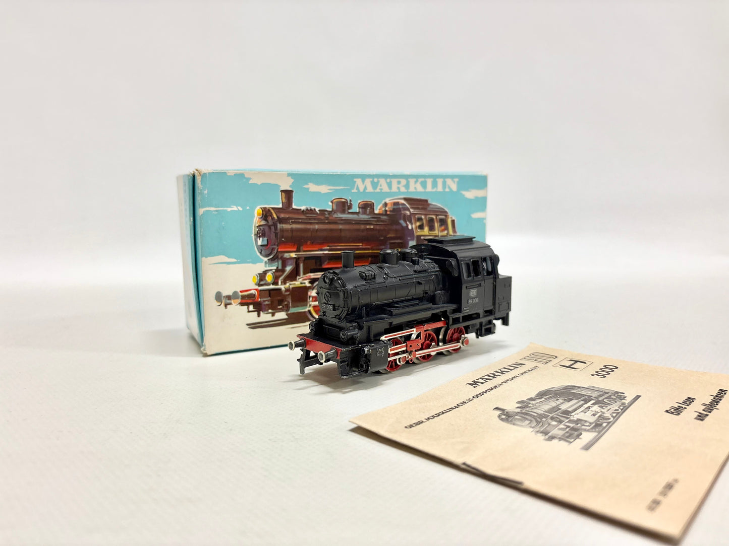 Märklin 3000 Dampflok Br 89 006 *gesupert* DB AC H0