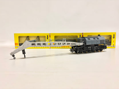 Fleischmann 1495 1496 1451H 1451A Krupp-Ardelt Dampfkran-Zug DB H0