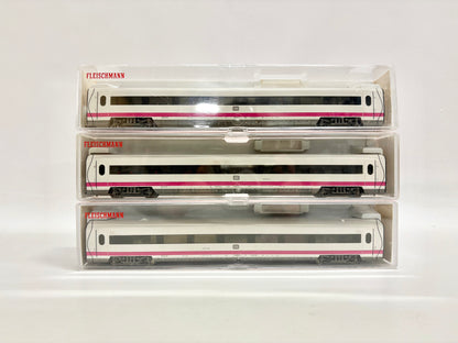 Fleischmann 4461 4462 3x ICE-Schnellzugwagen Zwischenwagen DB H0