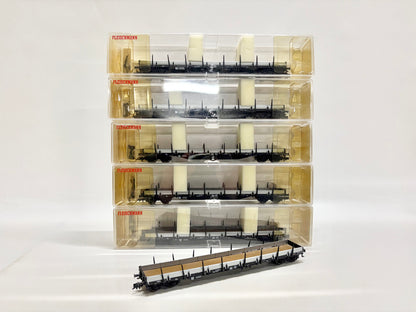 Märklin 5287K 6x Rungenwagen Güterwagen DB H0