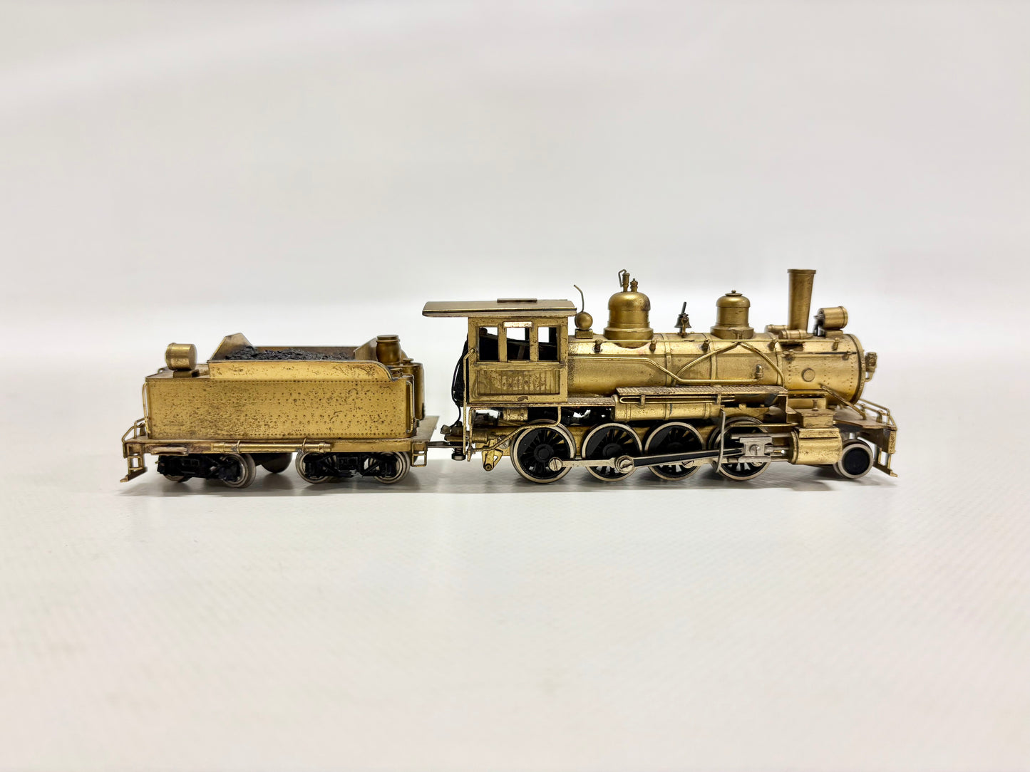 Akane Messing Western Dampflokomotive DC H0 USA Brass