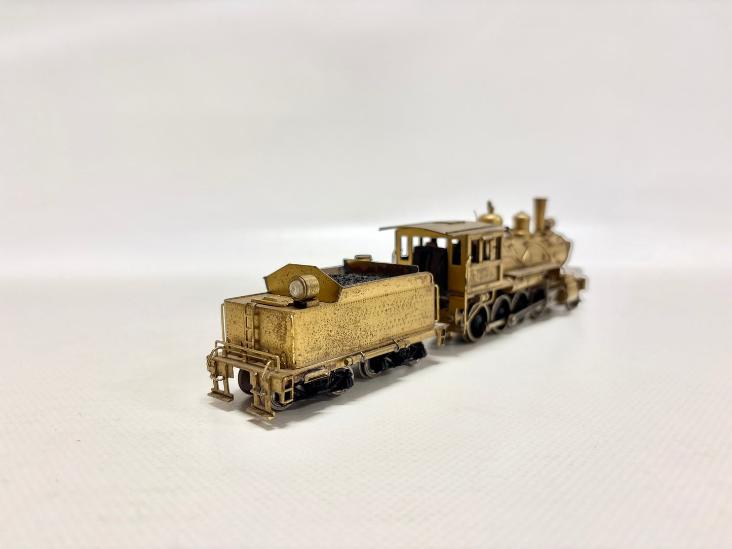 Akane Messing Western Dampflokomotive DC H0 USA Brass