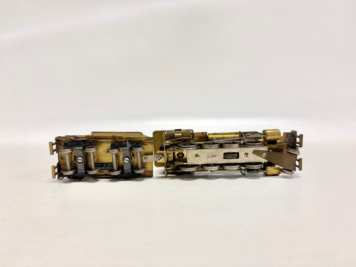 Akane Messing Western Dampflokomotive DC H0 USA Brass