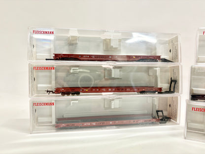 Fleischmann 5273 6x Niederflurwagen Rollende Landstraße H0