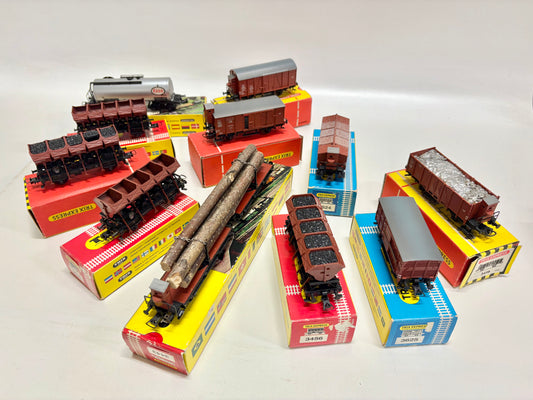 Trix Express 11x Güterwagen Konvolut DB H0