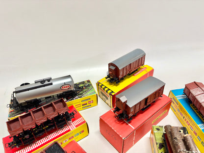 Trix Express 11x Güterwagen Konvolut DB H0