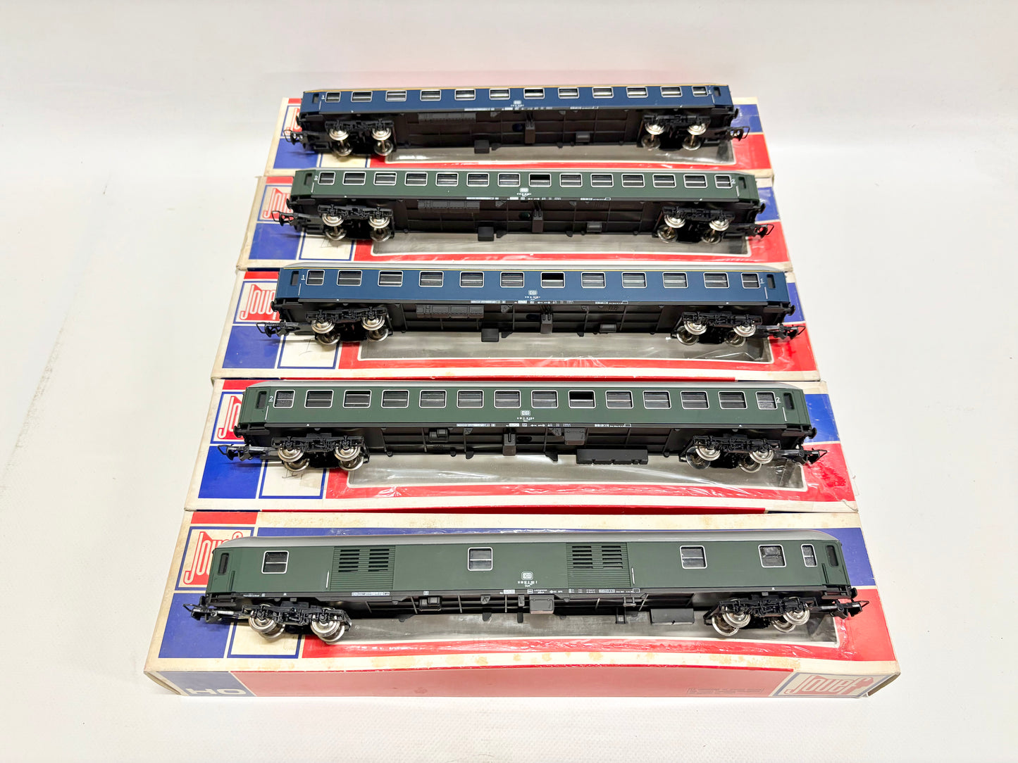 Jouef 5790 5791 5792 5x Personenwagen Schnellzugwagen DB H0