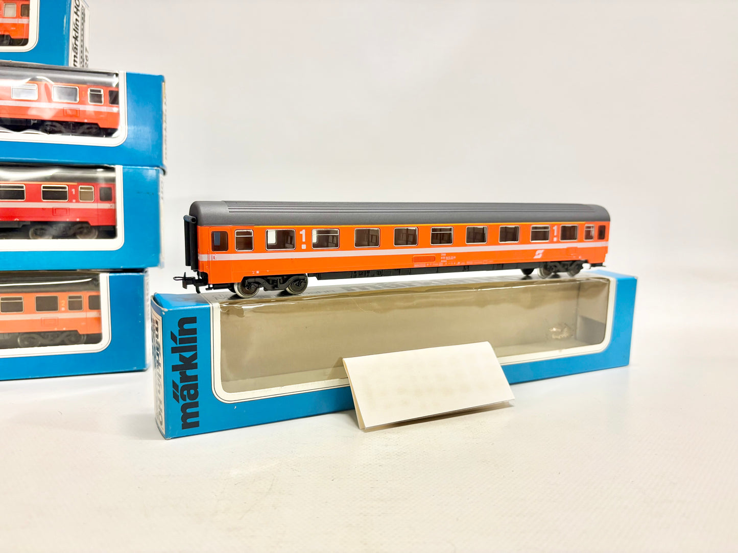 Märklin 4166 4156 4252 4162 4148 4267 4251 4149 Wagen-Set Personenwagen Eurofima AC H0