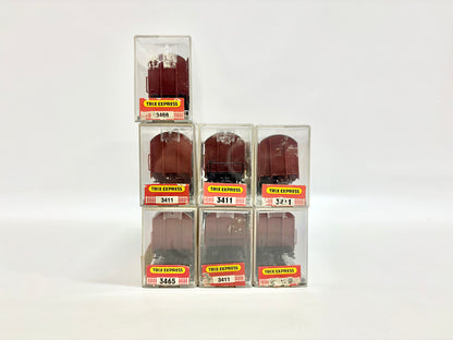 Trix Express 3411 3468 3465 usw. 10 x Gedeckte Güterwagen Konvolut DB H0