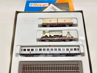 Roco 44022 Wagen-Set Sanitätszug Rotes Kreuz DC H0