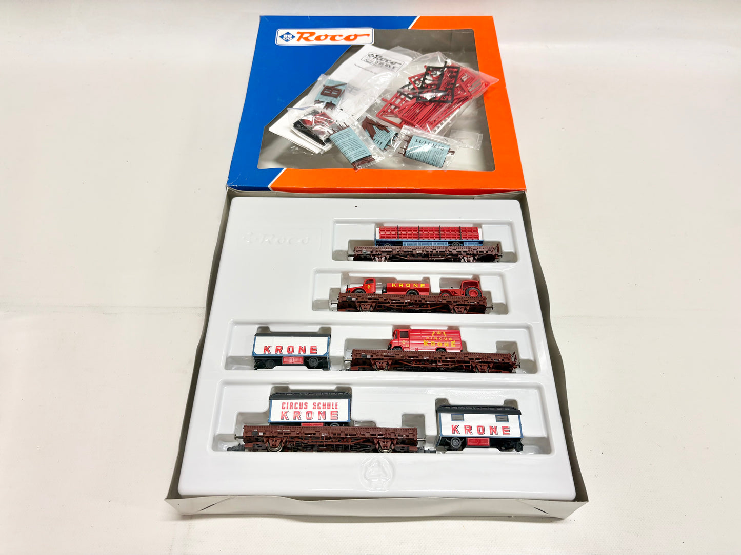 Roco 44017 Wagen-Set Circus Krone DB DC H0