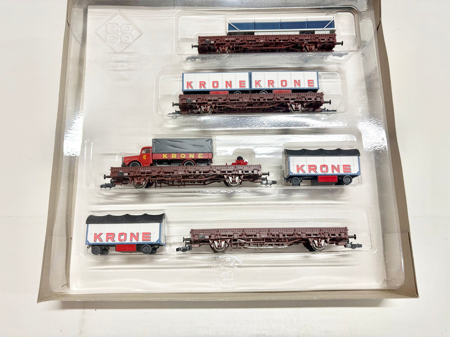 Roco 44016 Wagen-Set Circus Krone DB DC H0