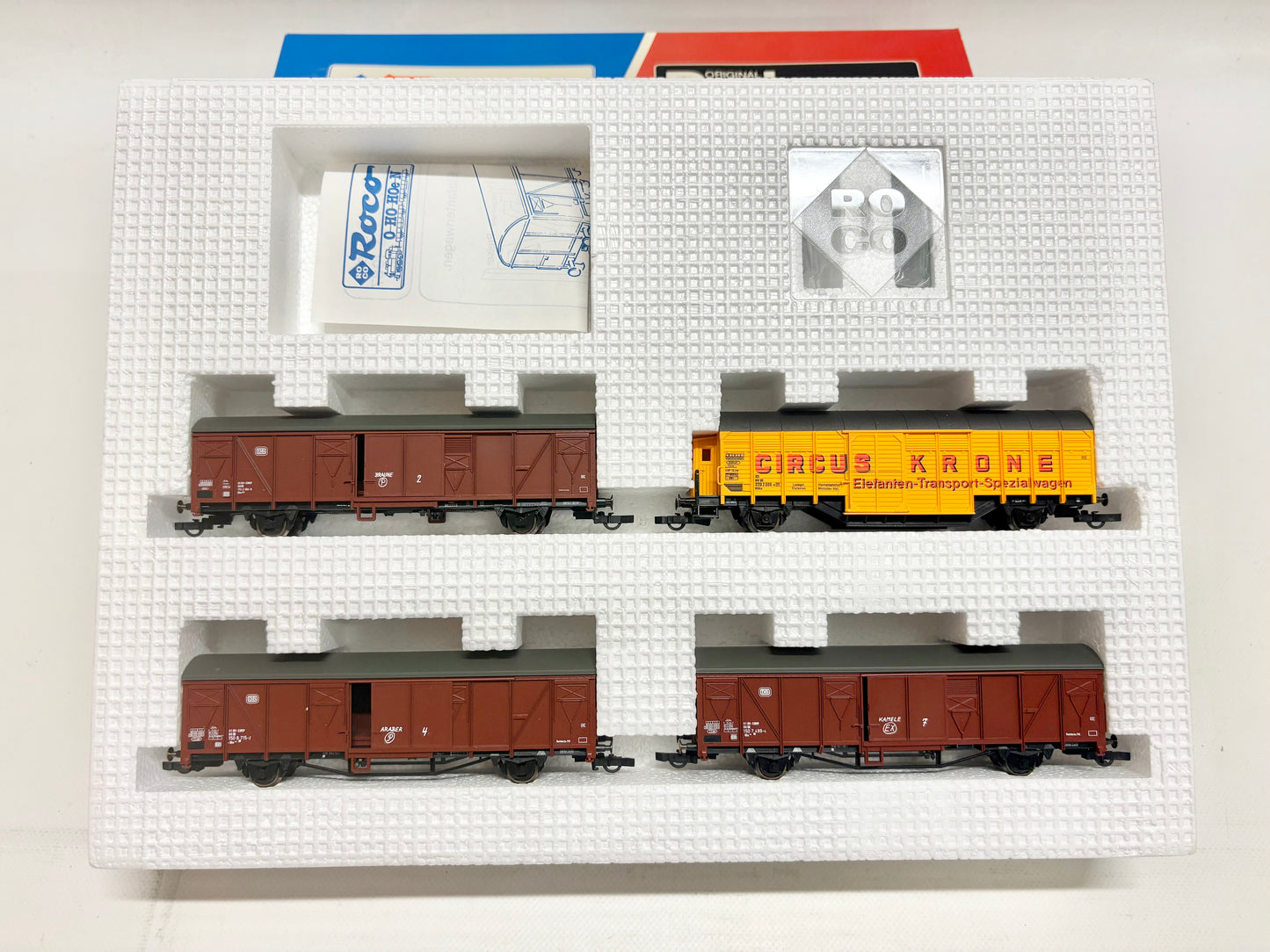 Roco 44009 Wagen-Set Circus Crone DB DC H0