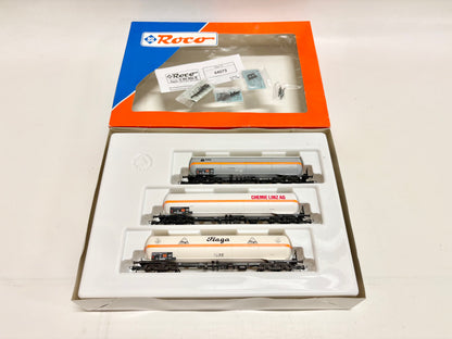 Roco 44073 Wagen-Set Kesselwagen DB DC H0