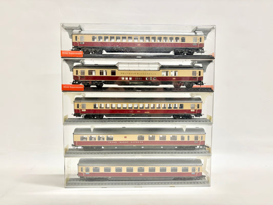 RÖWA 5x TEE Personenwagen IC "Rheinpfeil" DB H0