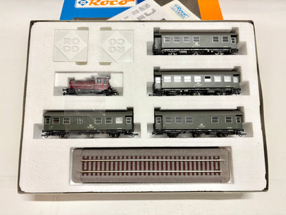 Roco 41084 Zugpackung Köf mit Personenzug DB DC H0
