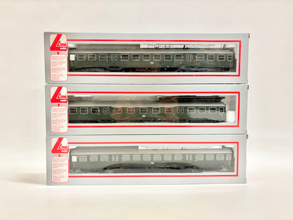Lima 309674K 309673K 3x Personenwagen D-Zug Wagen DB H0