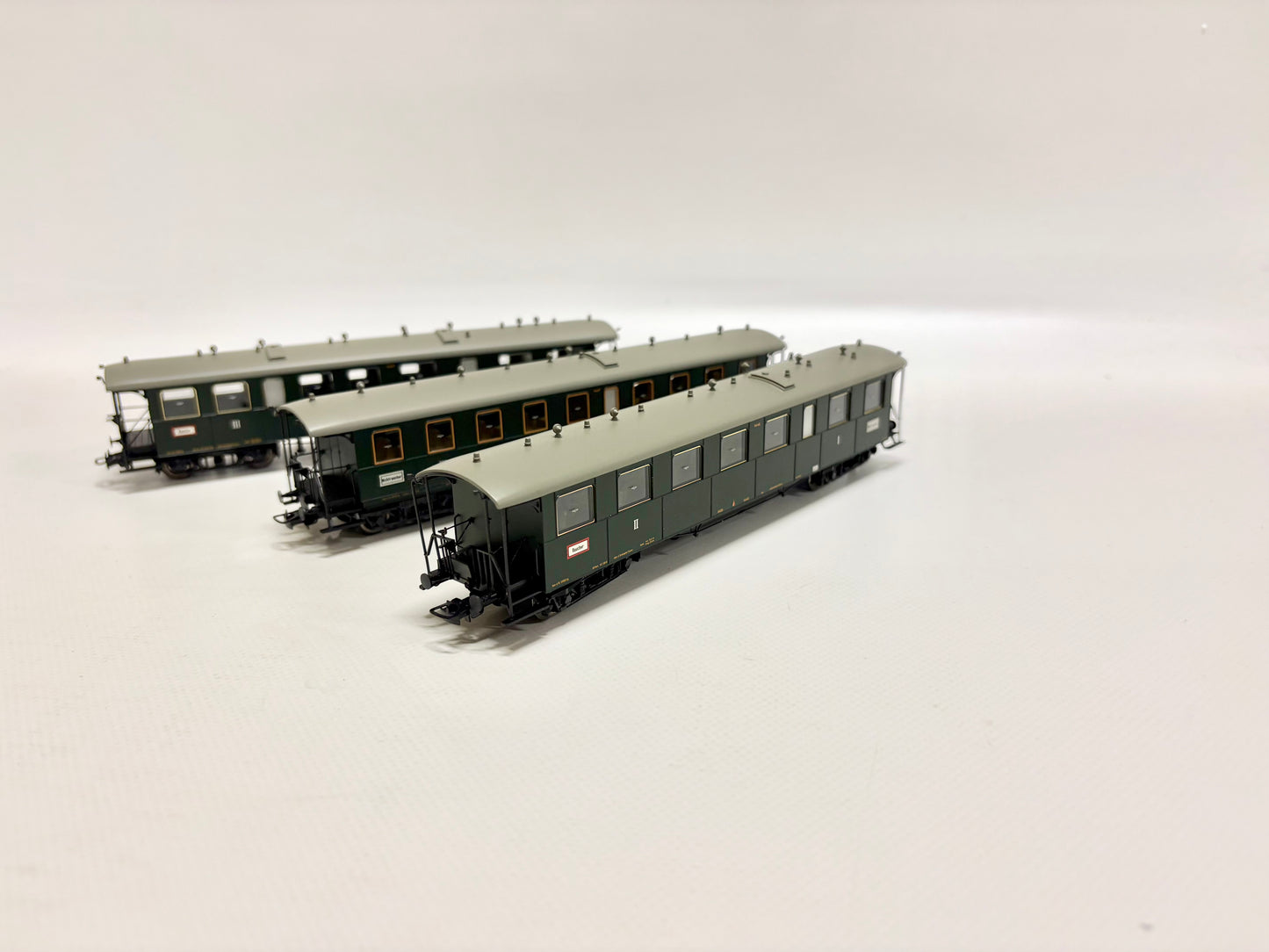 Liliput L334560 L334561 L334562 3x Eilzugwagen Personenwagen Baden H0