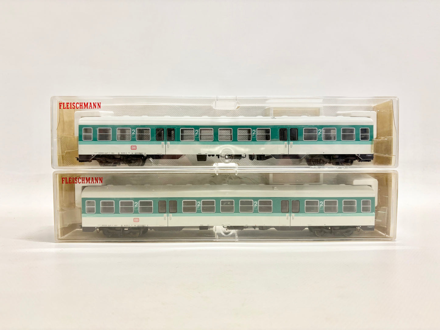 Fleischmann 1439 2x Mittelwagen/ Zusatzwagen für Triebwagen 1438 DB H0