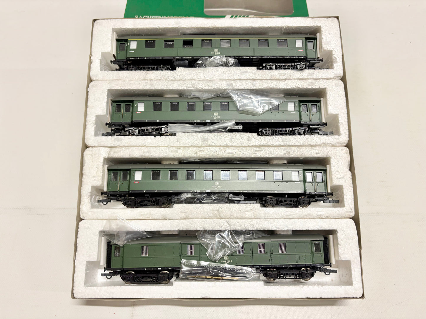 Sachsenmodelle 14008 Wagen-Set Personenwagen Eilzug DB DC H0
