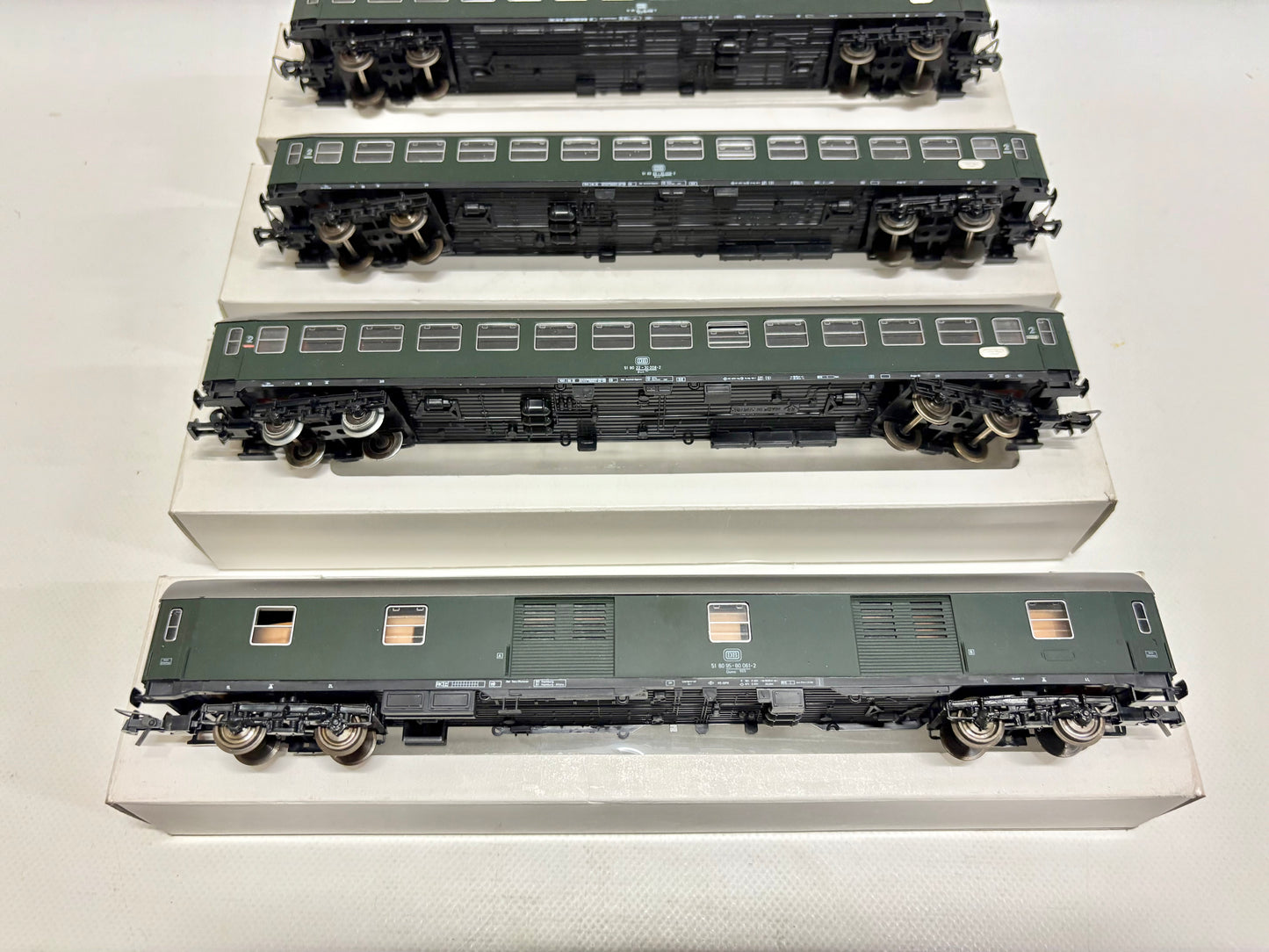 Roco 4x Personenwagen D-Zug DB H0