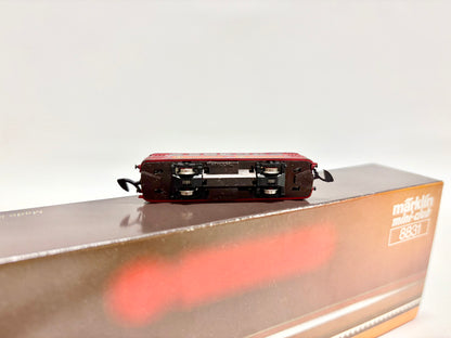 Märklin Mini Club 8831 Dieseltriebwagen Br 798 Schienenbus "Jägermeister" DB Spur Z