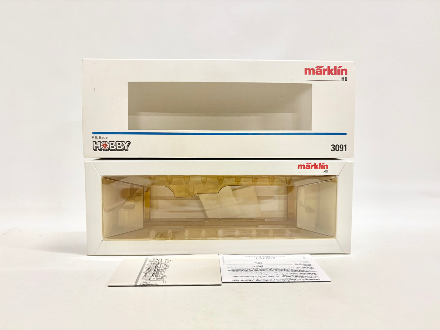 Märklin 3091 Leerkarton Dampflok AC H0