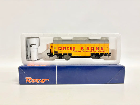 Roco 47719 Elefanten-Transport-Spezialwagen "Circus Krone" H0