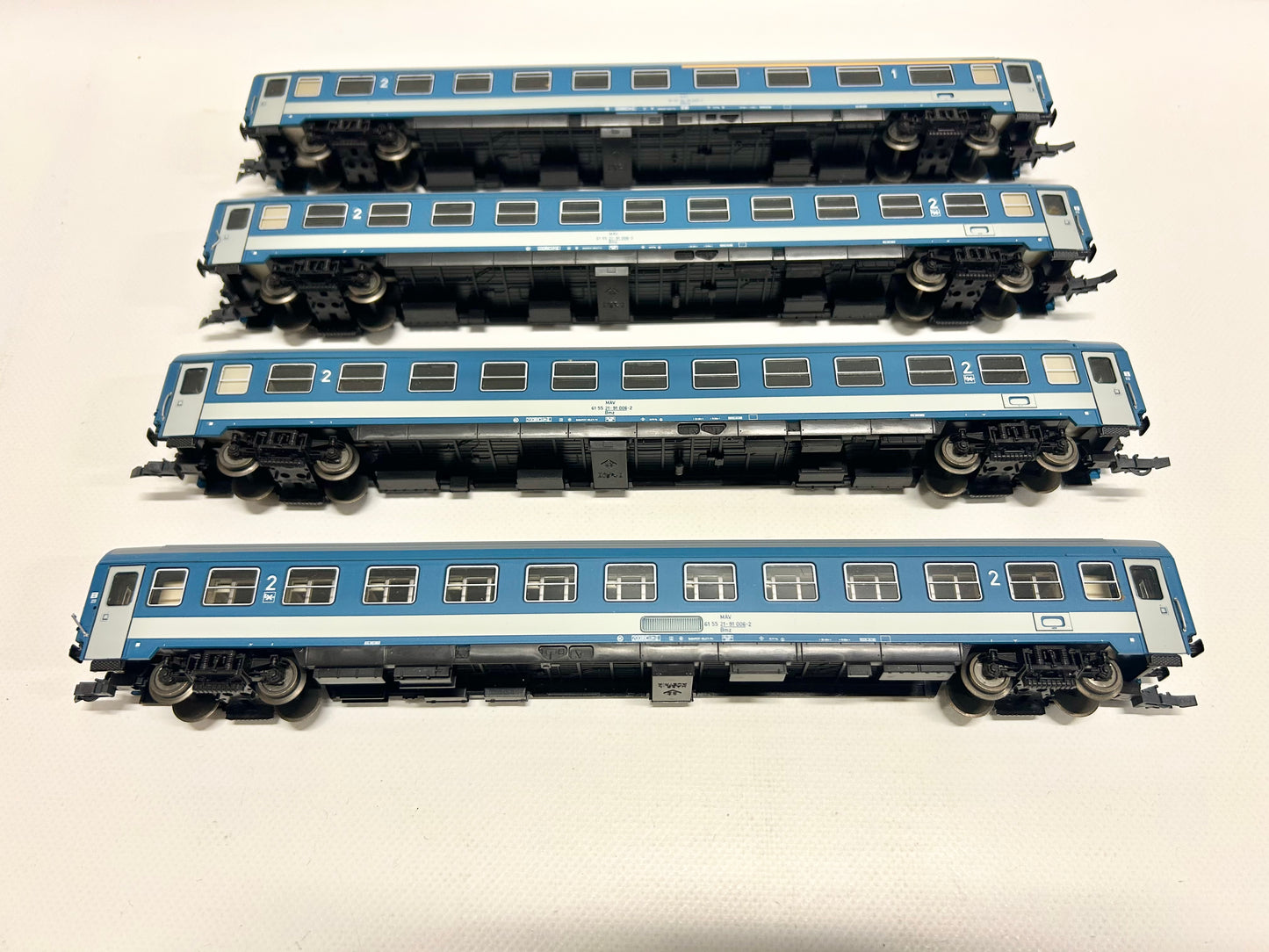 Sachsenmodelle 14357 usw. 4x Personenwagen der MAV H0