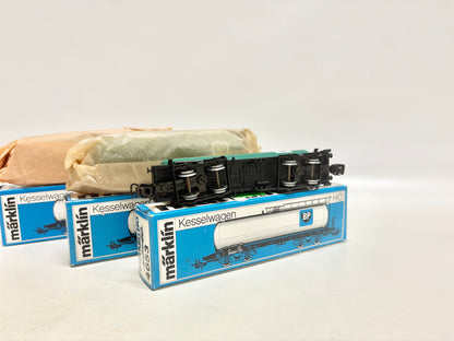 Märklin 3x 4653 Wagen-Set Kesselwagen "BP" DB AC H0