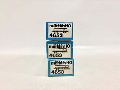 Märklin 3x 4653 Wagen-Set Kesselwagen "BP" DB AC H0