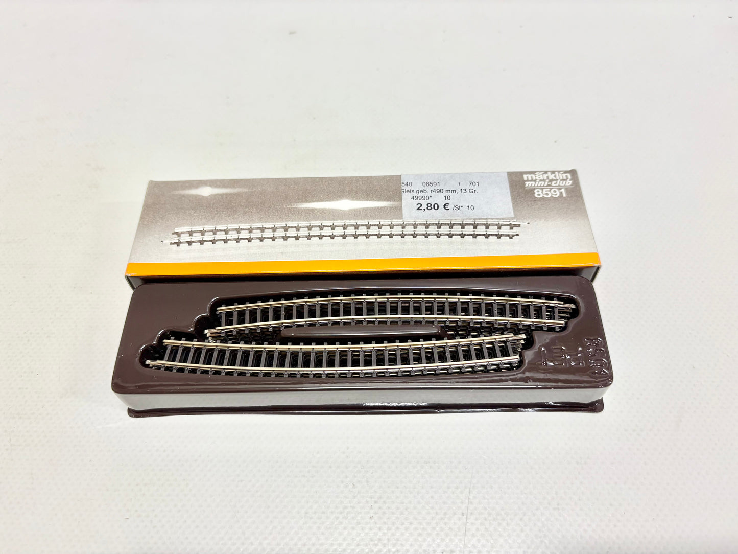 Märklin 8591 10x gebogenes Gleisstück Spur Z