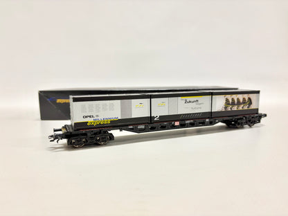 Roco Millenial-Express OPEL Sondermodell Containertragwagen DB H0