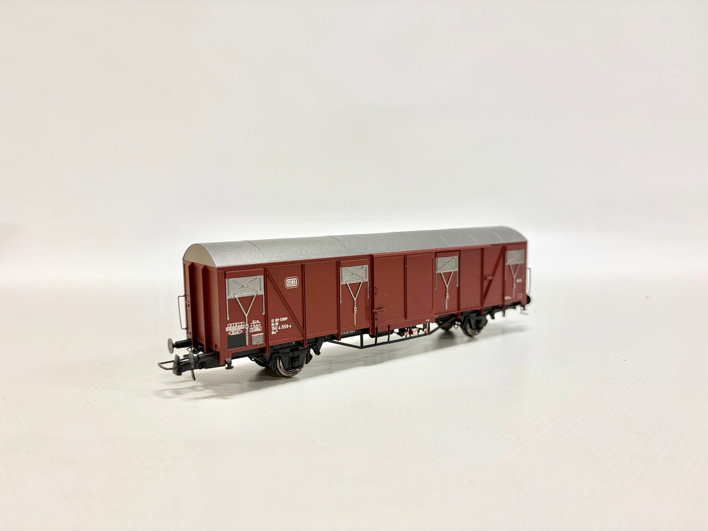 Exact Train EX20406 Gedeckter Güterwagen DB H0